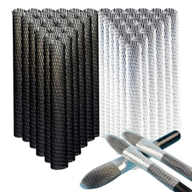 Bysiter Makeup Brush Protector Cosmetic Makeup Brush Pen Guard Expandable Mesh Sleeve Covers Set Storage medium large sizes brushes for Travel (50 Black and 50 White)