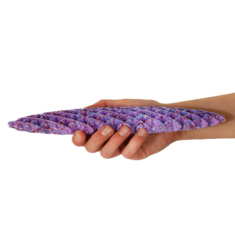 Toyland® 10cm (4") Morf Worm Fidget Toy - Purple Splatter