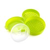 InnovaGoods DOPPEL-DAMPFGARER FÜR MIKROWELLE, Polypropylen, Grün, 22 x 12/17 cm