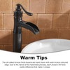 BWE Bronze Vessel Sink Faucet Waterfall Single Handle Bathroom Faucet