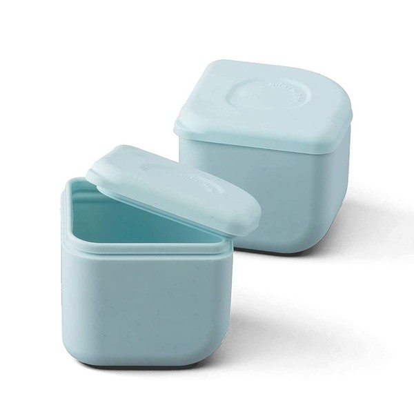 Miniware Silípodos – Contenedores de silicona para aperitivos para niños,
