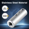 EVRBUL Upgraded Stainless Steel Trailer Jack Electric Drill Adapter with