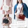 MURA Shoulder Bag, Compact, Women's, Genuine Leather, Cowhide Leather, Simple,