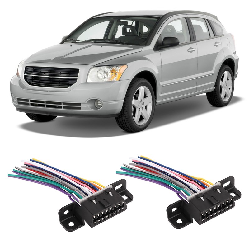 2PCS Diagnostic OBD2 16 PIN Female Connector Harness Car 16