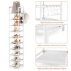 Lanteful Tall Narrow Shoe Rack 10-Tier Skinny Shoe Shelf Storage