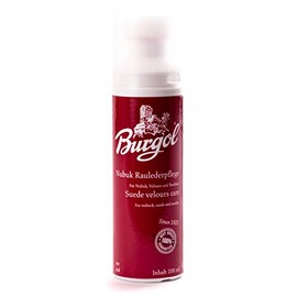 Burgol Nubuk- Wildlederpflege 100 ml Flasche mit Schwammaufträger: Farbe: Rot