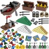 LANMANUO 221 PCS Money Bank Building Block, Pirate Ships Maps