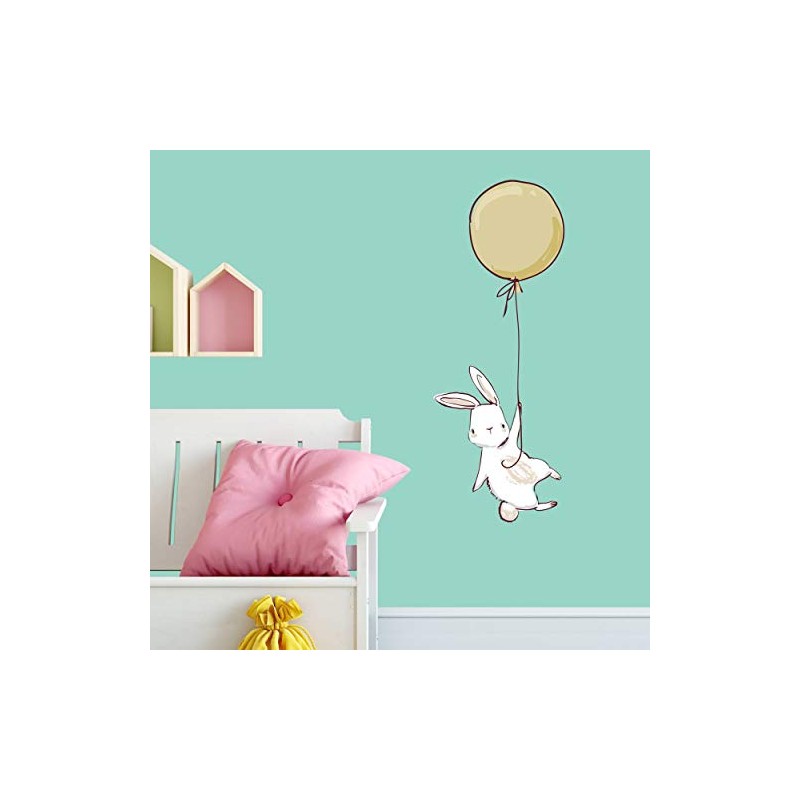 Sunnywall Wall Sticker Rabbit Rabbit Children's Room Let Your Dreams