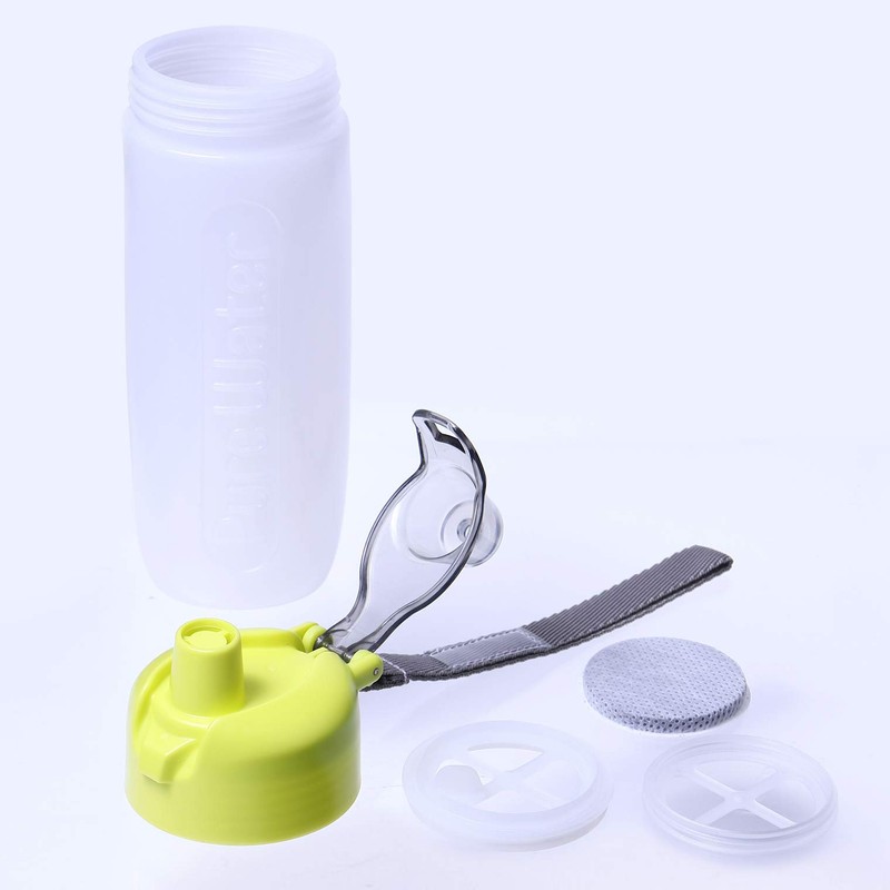 Kirita Water Filter, Yellow Green, Width 2.6 x Depth 3.0
