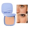Sacelady Base De Maquillaje Polvo Compacto Fijador Matte Spf