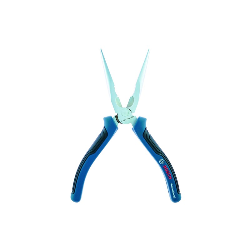 Bosch Professional 1600A01TH8 200mm Needle Nose Pliers (Straight, Chrome Vanadium