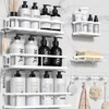 YASONIC Shower Caddy, 6 Pack Large Capacity shower organizer with