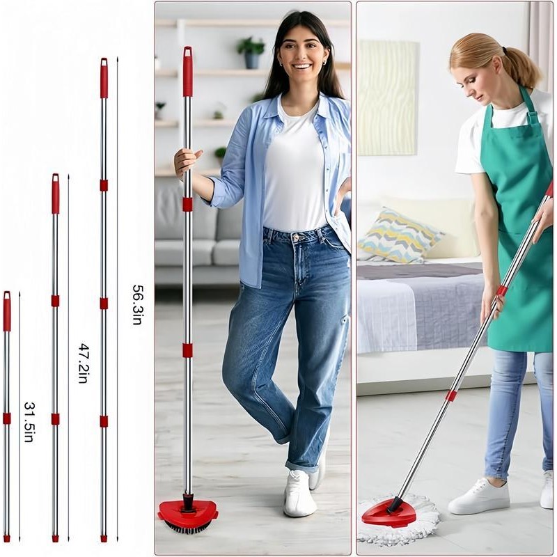 Spin Mop Replacements Head Compatible with Ocedar EasyWring 1-Tank System,Microfiber