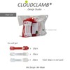 CloudClamb - Cardboard Box Handles, Plastic Carrying Straps for Carrying