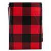 Iconikal Flannel-Backed Reusable PEVA Tablecloth Table Cover, Red Buffalo Plaid,