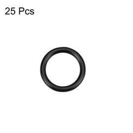 sourcing map Pack of 25 Rubber Seal O-Rings Metric Nitrile Sealing Ring 11.5 mm OD 8.5 mm ID 1.5 mm Width