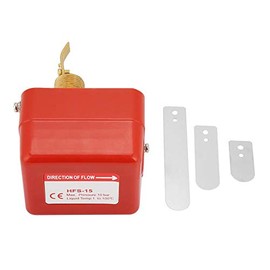 HFS-15 1/2" 6-380V Target Water Treatment Water Flow Paddle Switch, Adjustable Liquid Flow 220VAC, 15A
