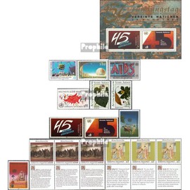 UN - Vienna 98-109 (complete.issue.) Volume 1990 completeett (108-9 than 6erblock) unmounted mint/never hinged ** MNH 1990 ITC, aids, Medicinal Plants (Stamps for collectors)