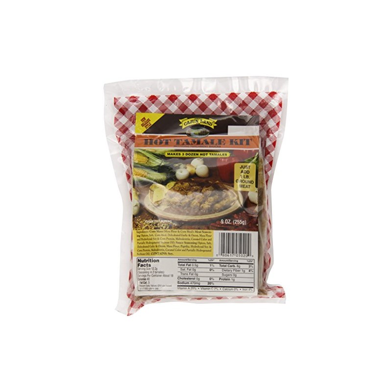 Cajun Land Tamales Hot Tamale Mix, 9 Ounce