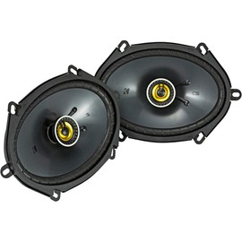 KICKER CS Series CSC68 6 x 8 Inch Car Audio System Speaker, Black (2 Pack)
