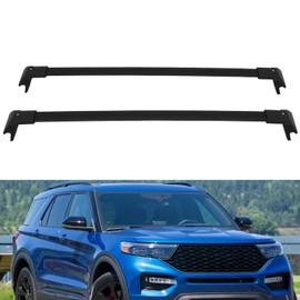 STAYTOP Roof Rack Crossbars for Ford Explorer 2020 2021 2022 Aluminum Cross Rail Roof Rack up to 150lb Luggage Rooftop Carrier Rack for Bike Kayak Canoe Surfboard Paddle Board