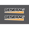 Sticky World 2x High Quality Outdoor 10" GENERAC Stickers Decals