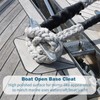 SHENGHUISS Boat Open Base Cleat 316 Stainless Steel Mooring Dock