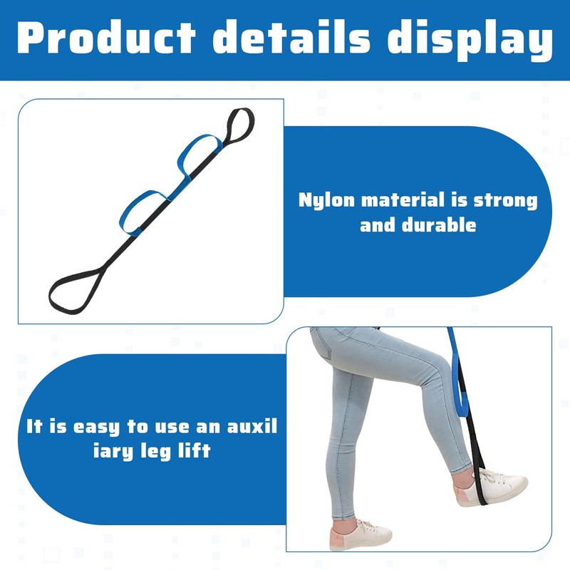 Leg Lifter Mobility Aid for Bed Hip Replacement Recovery Aids