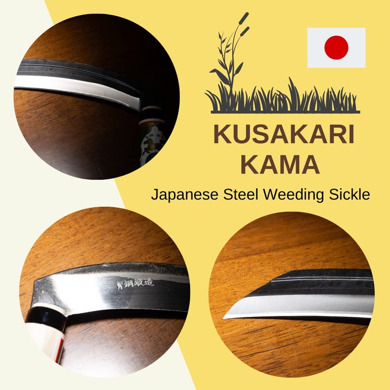 nascom Japanese Weeding Sickle (Thin Blade) High Grade Steel Blade