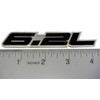 6.2 Liter Engine Aluminum Emblems Badges in Silver and Black