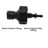 4mm (ID) Micro Irrigation Pipe to Quick Connect Adaptor Hozelock