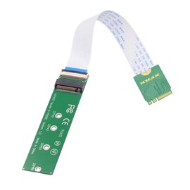 NFHK 2230 NGFF A+E-Key Male to NVME M-Key Female Extension Cable for Laptop Mainboard SSD 2280