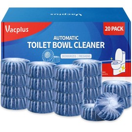 Vacplus Automatic Toilet Bowl Cleaner Tablets, Bathroom Toilet Tank Cleaner (12 -100PACK) dealsforyoudays:_20