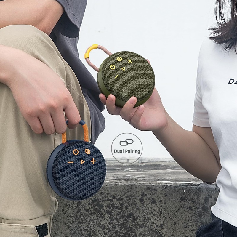 Bluetooth Speaker,MusiBaby M77 Shower Speaker, Bluetooth Speaker Wireless,Dual Pairing,Bluetooth 5.2,Loud