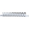 BGS 9102 Socket Spanner Set 6.3 (1/4), Hexagonal 4-14 mm,