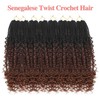 Senegalese Twist Crochet Hair - 8 Packs Boho Island Twist
