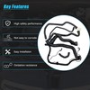 AUCERAMIC 6 PCS Engine Radiator Coolant & Heater Hose, PCV