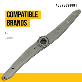 Upgraded AGB73093001 Nozzle Assembly Replacement - Compatible LG Dishwasher Parts - Replaces AP5676135 AGB73093101 2658228 PS7788355 - Fast and Easy Replacement