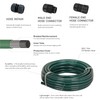 Eden 94050 50 Ft Hose and Metal Shower Nozzle Bundle