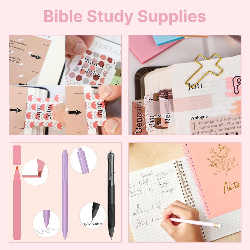PUGPIU Bible Cover Case for Women, Large Bible Bag with