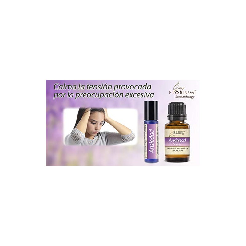 ANSIEDAD - Mezcla Concentrada de Aceites Esenciales, Aromaterapia Florium -