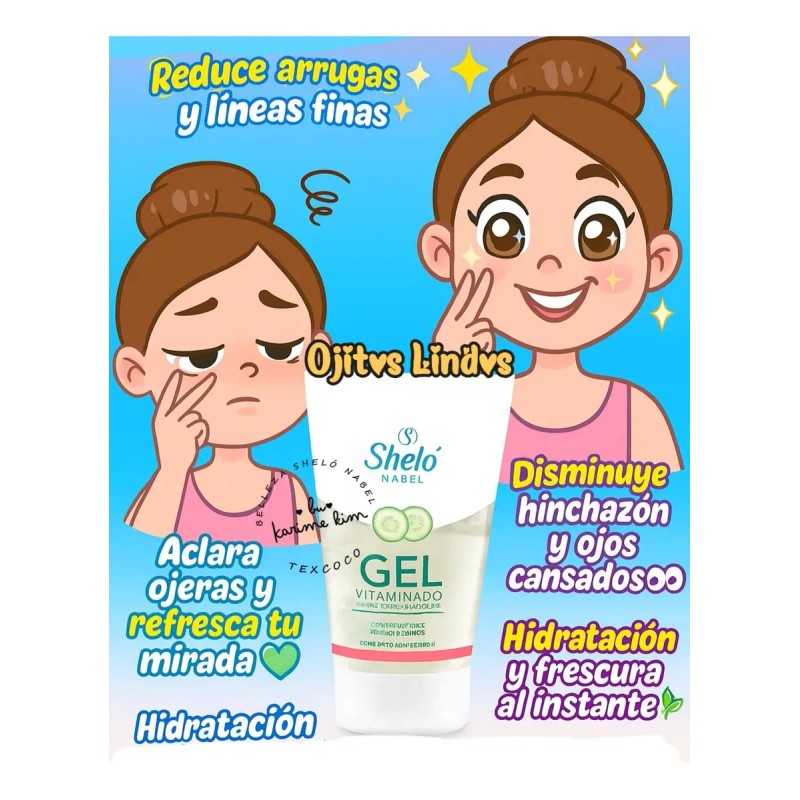 Shelo Nabel Gel Vitaminado Contorno Ojos 60ml