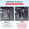 Daeiclru Real Carbon Fiber Gear Shift Knob Head Cover Compatible