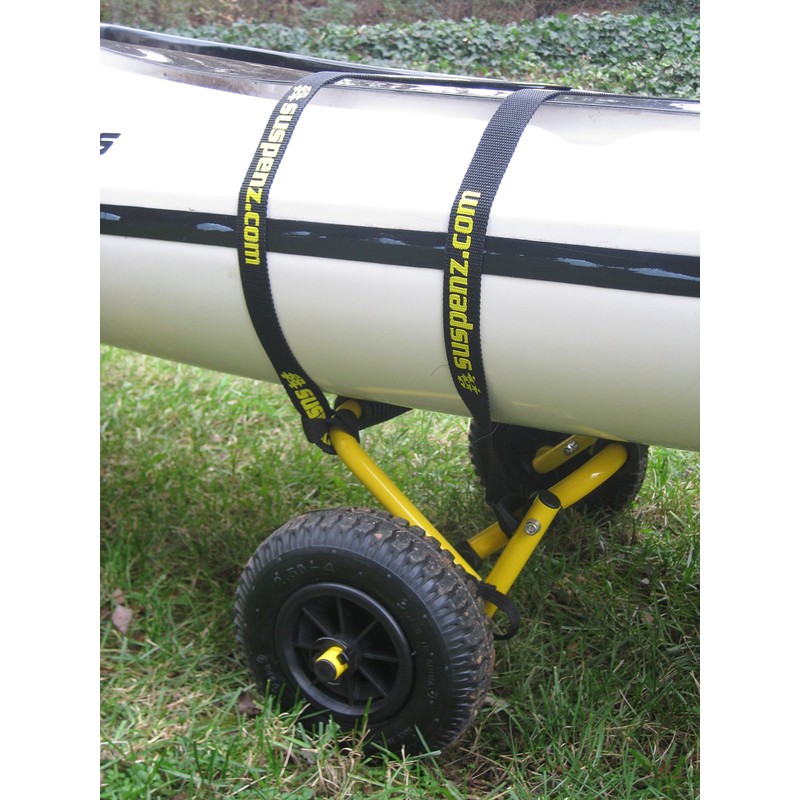 Suspenz Stowable Kayak Carrier Cart, SK Trailer Cart with Airless