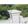 Barrette Outdoor Living 4"x4" Contemporary Post Top, White