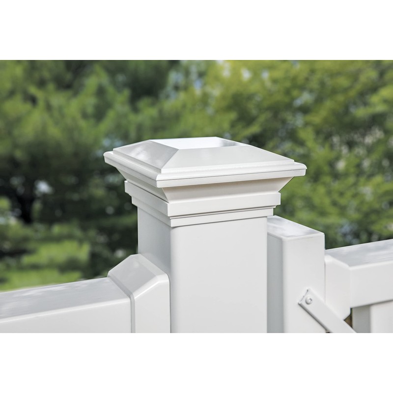 Barrette Outdoor Living 4"x4" Contemporary Post Top, White