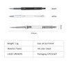 UPENOTE Gel Pens 0.28mm Extra Fine Point Pen, Black Ink,