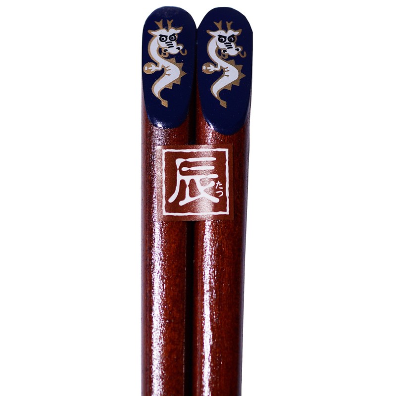 Ishida 12909-1 Young Narrow Painted Chopsticks, Furimuki, Zodiac Chopsticks, Etochi,