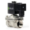 U.S. Solid 3/4" Stainless Steel Solenoid Valve - 12V DC