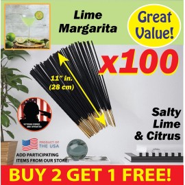 Benben Home & Lifestyle Lime Margarita Benben US Incense 100x11" Sticks ~ Vegan ~ High Fragrance Load